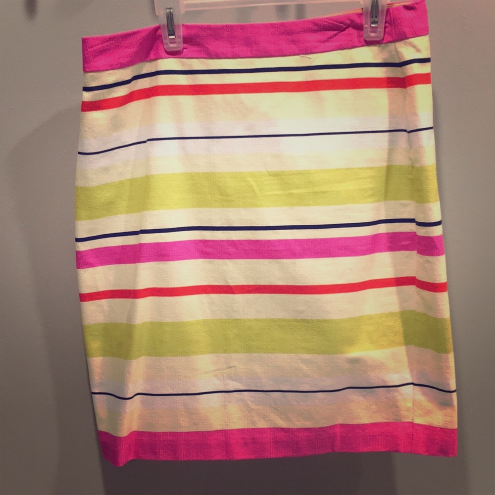 Bright striped skirt. Banana Republic size 4
